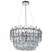 Люстра Divinare Bellatrix 3510/02 LM-11 цвет плафона/подвески Прозрачный, цвет арматуры Хром-1