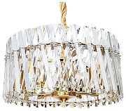 Люстра Divinare Bivara 7567/18 SP-10 цвет плафона/подвески Прозрачный, цвет арматуры Бронза