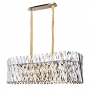 Люстра Divinare Bivara 7567/18 SP-12 цвет плафона/подвески Прозрачный, цвет арматуры Бронза