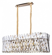 Люстра Divinare Bivara 7567/18 SP-12 цвет плафона/подвески Прозрачный, цвет арматуры Бронза-1