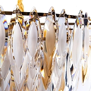 Люстра Divinare Cabrera 3509/01 LM-15 цвет плафона/подвески Прозрачный, Шампань, Коричневый, цвет арматуры Золото-3
