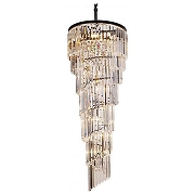 Люстра Divinare Charlotte 3011/01 SP-15 цвет плафона/подвески Прозрачный, цвет арматуры Черный