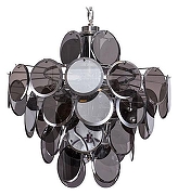 Люстра Divinare Chloe 7566/02 SP-8 цвет плафона/подвески Светло-серый, цвет арматуры Хром