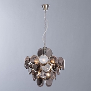 Люстра Divinare Chloe 7566/02 SP-8 цвет плафона/подвески Светло-серый, цвет арматуры Хром-2