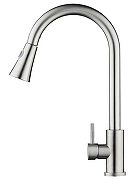 Смеситель для кухни Orange Steel M99-120st Сталь-3