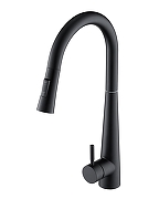 Смеситель для кухни Orange Steel M99-007b Черный матовый-5