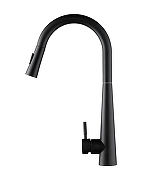Смеситель для кухни Orange Steel M99-007b Черный матовый-7