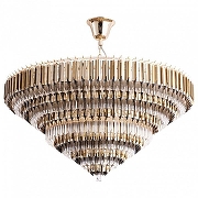 Люстра Divinare Frizzante 1683/01 LM-16 цвет плафона/подвески Золото, цвет арматуры Золото-1