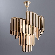 Люстра Divinare Frizzante 1681/01 LM-9 цвет плафона/подвески Золото, цвет арматуры Золото-2