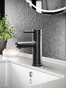 Смеситель для раковины Orange Steel M99-021b Черный матовый-4