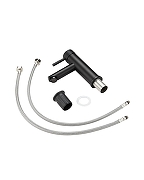 Смеситель для раковины Orange Steel M99-021b Черный матовый-7