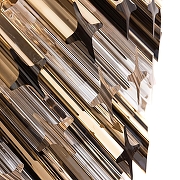 Люстра Divinare Frizzante 1683/01 LM-7 цвет плафона/подвески Золото, цвет арматуры Золото-3