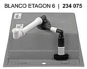 Кухонная мойка Blanco Etagon 6 Silgranit 524540 Темная скала-13