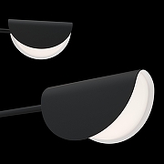 Люстра Maytoni Moll1s MOD126PL-08B цвет плафона/подвески Белый, Черный, цвет арматуры Черный-3