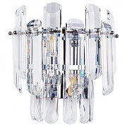 Настенный светильник Divinare Bellatrix 3510/02 AP-2 цвет плафона/подвески Прозрачный, цвет арматуры Хром