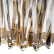 Настенный светильник Divinare Bivara 7567/18 AP-2 цвет плафона/подвески Прозрачный, цвет арматуры Бронза-3