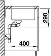 Кухонная мойка Blanco Andano 340/180-U 522977 Нержавеющая сталь с зеркальной полировкой-7
