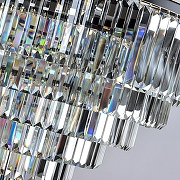 Люстра Divinare Nova 3001/01 LM-25 цвет плафона/подвески Прозрачный, цвет арматуры Черный-2