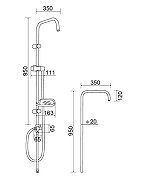 Душевая штанга Orange OneLife OL-BAR1cr Хром-1