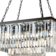 Люстра Divinare Nova 3001/01 SP-15 цвет плафона/подвески Прозрачный, цвет арматуры Черный-2