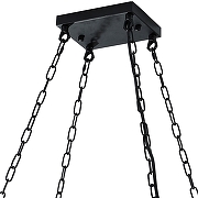 Люстра Divinare Nova 3001/01 SP-15 цвет плафона/подвески Прозрачный, цвет арматуры Черный-4