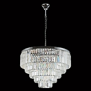 Люстра Divinare Nova 3001/02 LM-13 цвет плафона/подвески Прозрачный, цвет арматуры Хром-3