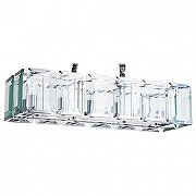 Люстра Divinare Ostin 1100/02 SP-12 цвет плафона/подвески Прозрачный, цвет арматуры Хром