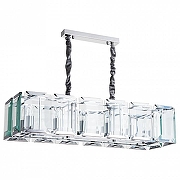 Люстра Divinare Ostin 1100/02 SP-12 цвет плафона/подвески Прозрачный, цвет арматуры Хром-1