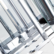 Люстра Divinare Ostin 1100/02 SP-12 цвет плафона/подвески Прозрачный, цвет арматуры Хром-4