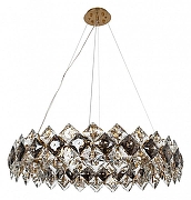 Люстра Divinare Rosalinda 7204/17 LM-12 цвет плафона/подвески Светло-серый, цвет арматуры Латунь-1