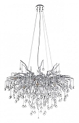Люстра Divinare Salice 3132/26 SP-10 цвет плафона/подвески Прозрачный, цвет арматуры Серебро-1