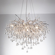 Люстра Divinare Salice 3132/26 SP-10 цвет плафона/подвески Прозрачный, цвет арматуры Серебро-2