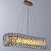 Люстра Divinare Megan 7568/18 SP-12 цвет плафона/подвески Прозрачный, цвет арматуры Бронза-2