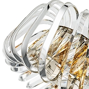 Люстра Divinare Megan 7568/18 SP-12 цвет плафона/подвески Прозрачный, цвет арматуры Бронза-4