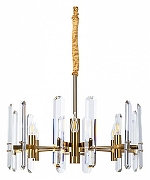 Люстра Divinare Tenerife 7136/18 LM-6 цвет плафона/подвески Прозрачный, цвет арматуры Бронза-1