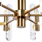 Люстра Divinare Tenerife 7136/18 LM-6 цвет плафона/подвески Прозрачный, цвет арматуры Бронза-4