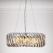 Люстра Divinare Megan 7568/02 LM-9 цвет плафона/подвески Прозрачный, цвет арматуры Хром-2