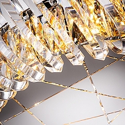 Люстра Divinare Megan 7568/02 LM-9 цвет плафона/подвески Прозрачный, цвет арматуры Хром-3