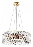 Люстра Divinare Megan 7568/18 LM-9 цвет плафона/подвески Прозрачный, цвет арматуры Бронза-1