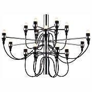 Люстра Divinare Molto 8030/02 LM-18 цвет арматуры Хром, Черный
