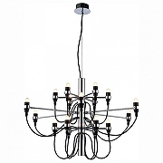 Люстра Divinare Molto 8030/02 LM-18 цвет арматуры Хром, Черный-1