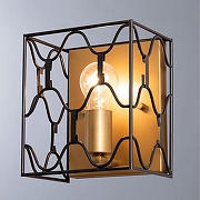 Настенный светильник Divinare Dunkan 2021/04 AP-1 цвет плафона/подвески Черный, цвет арматуры Черный-1