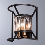 Настенный светильник Divinare Frost 2022/21 AP-2 цвет плафона/подвески Прозрачный, цвет арматуры Черный-1