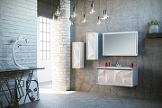 Шкаф пенал Marka One Romb 30П L У73558 подвесной White-2