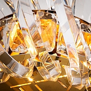 Настенный светильник Divinare Megan 7568/18 AP-2 цвет плафона/подвески Прозрачный, цвет арматуры Бронза-2