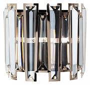 Настенный светильник Artelamp Amber A1028AP-2BK цвет плафона/подвески Прозрачный, цвет арматуры Черный