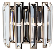 Настенный светильник Artelamp Amber A1028AP-2BK цвет плафона/подвески Прозрачный, цвет арматуры Черный-1