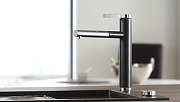 Смеситель для кухни Blanco Linee-S 518438 Антрацит Хром-1