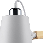 Настенный светильник Artelamp Oscar A7141AP-1WH цвет плафона/подвески Белый, цвет арматуры Белый, Коричневый-2