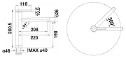 Смеситель для кухни Blanco Linee 517594 Хром-2